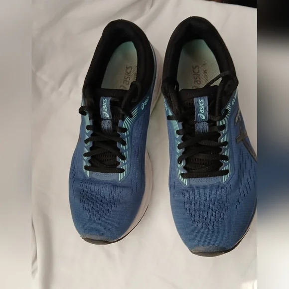 Asics Blue Running Shoes Women's Size 7.5 - Picture 2 of 4